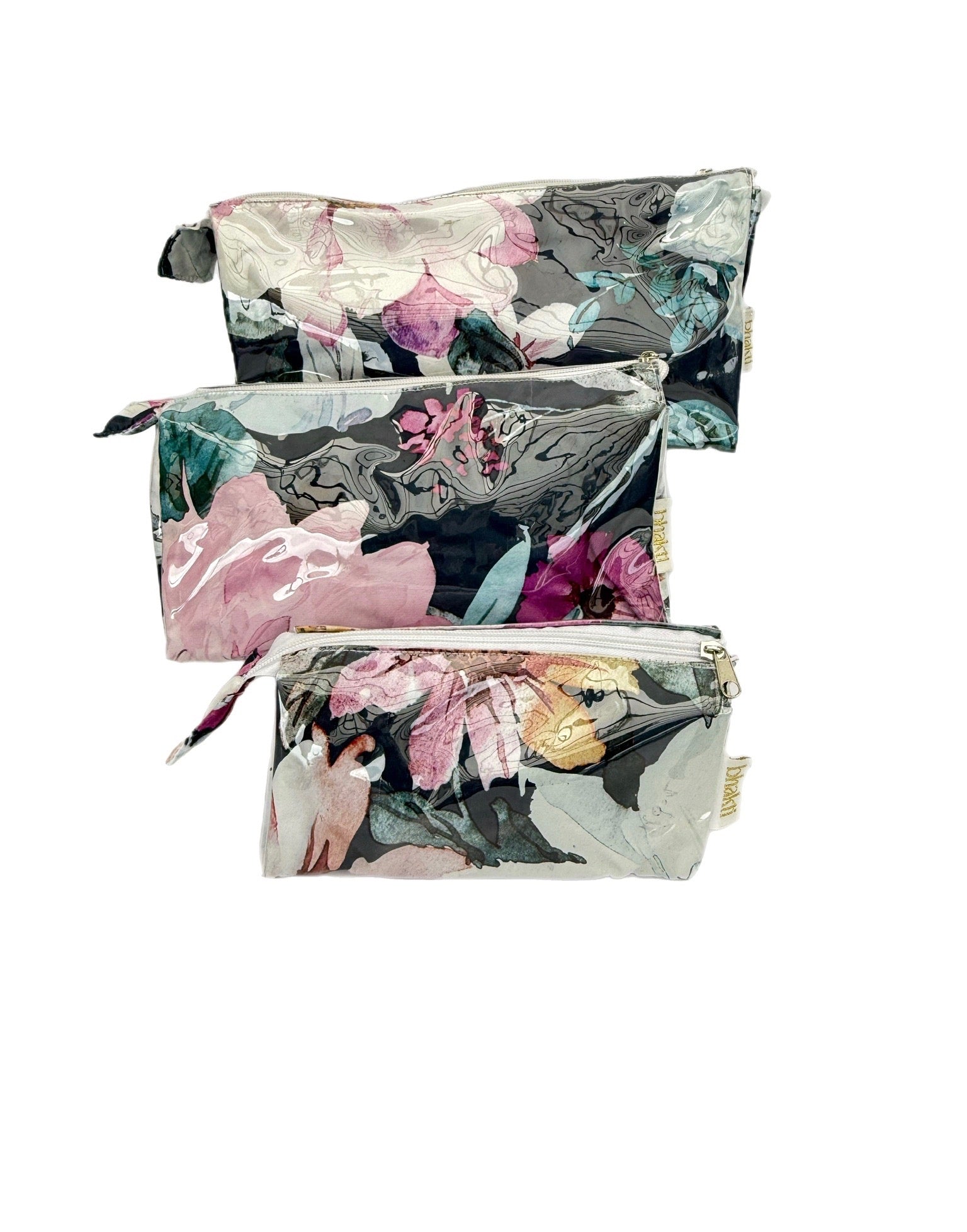 Kit 3 estuches flower blues