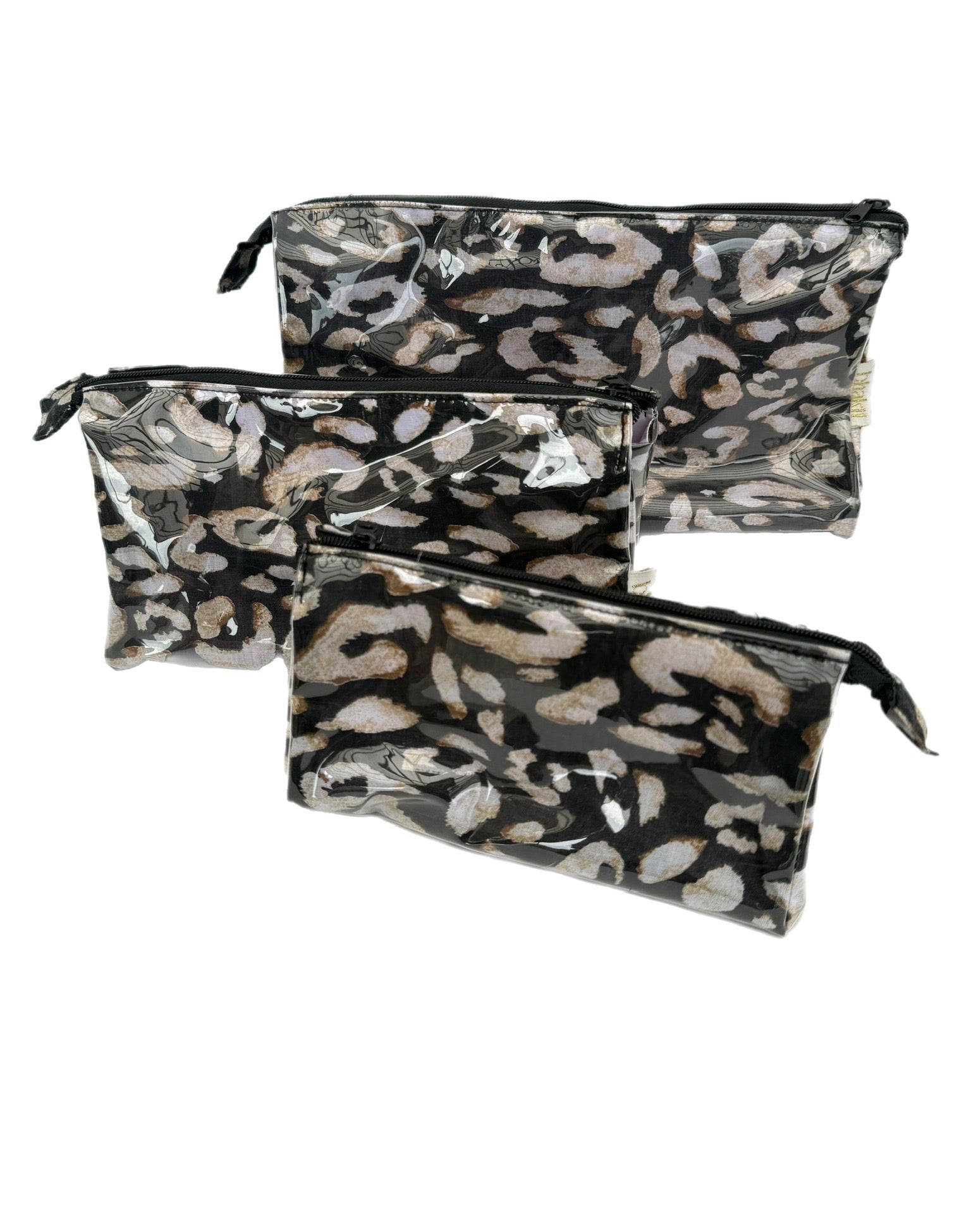 Kit de 3 estuches animal print