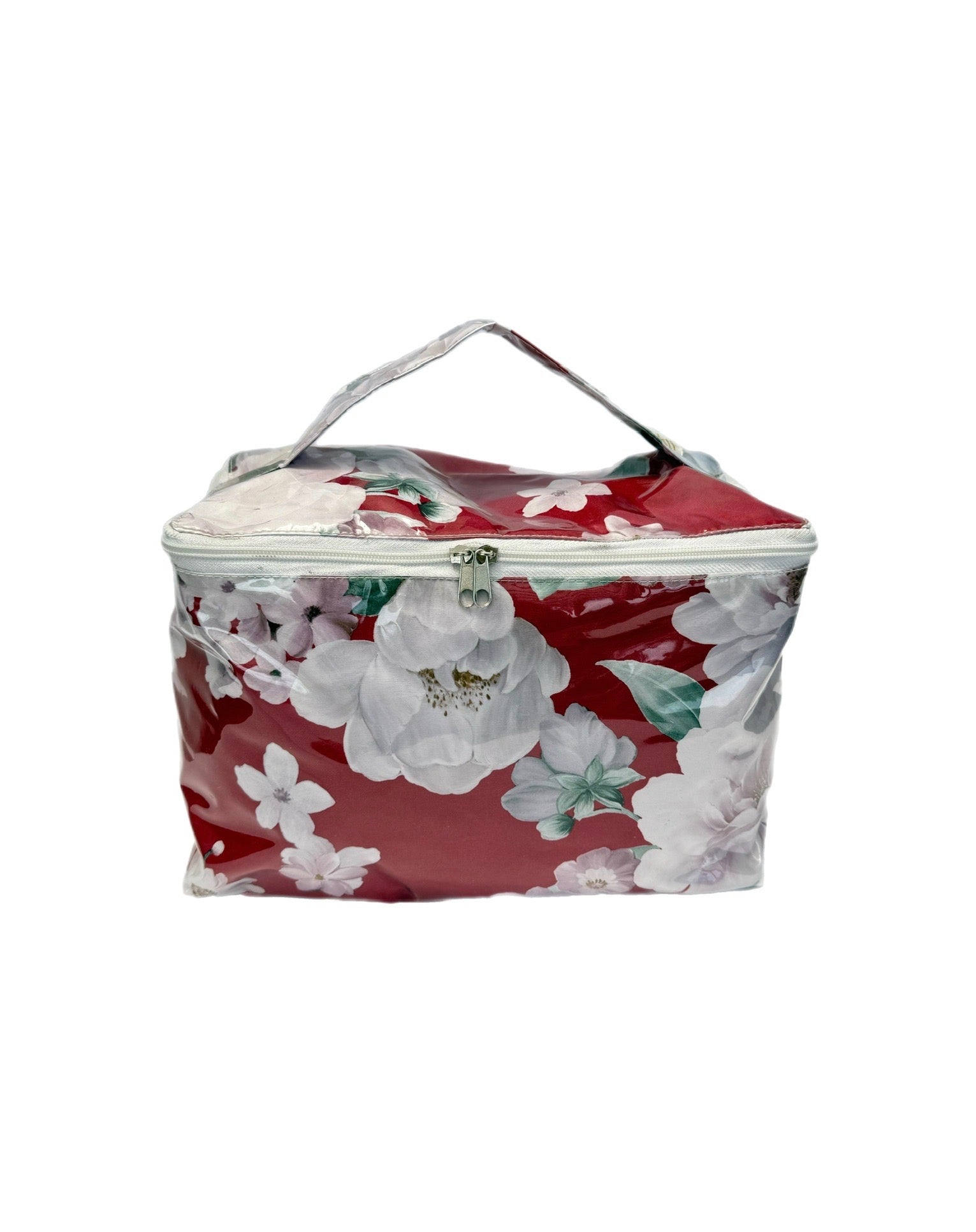 Neceser flores rojo
